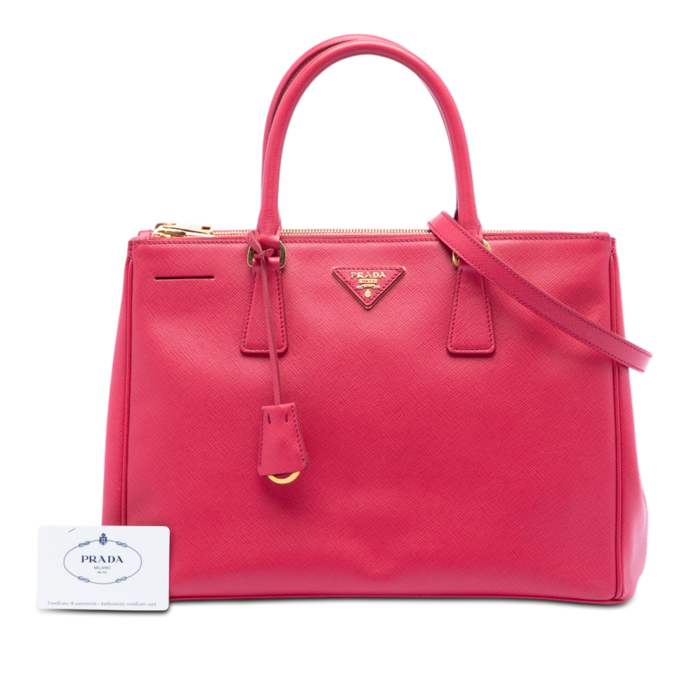 Pre-Loved Prada Medium Saffiano Lux Galleria Double Zip Tote - Picture 6 of 6
